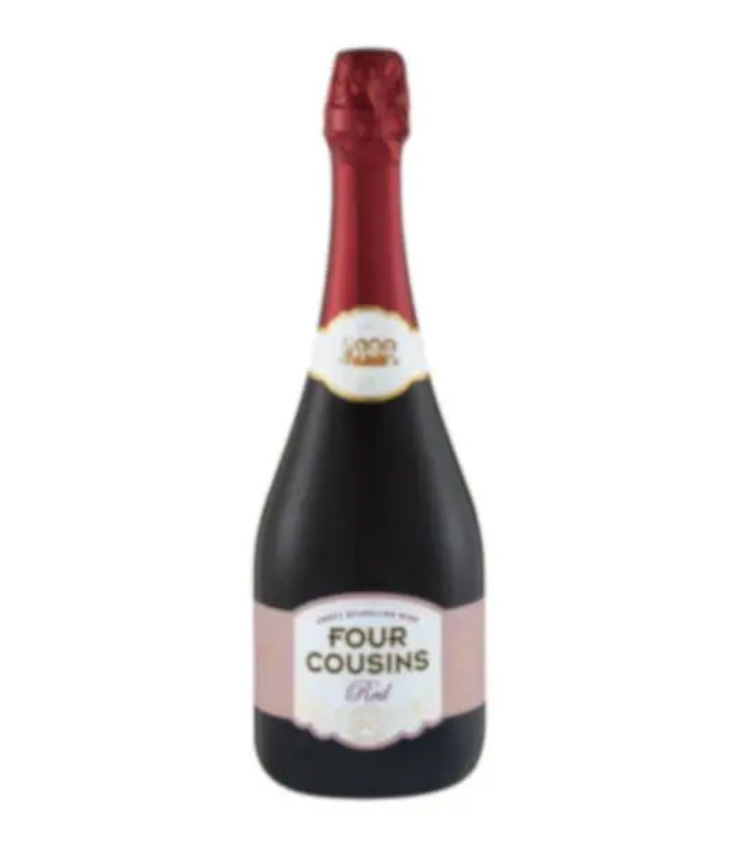 FOUR COUSINS RED SWEET SPARKLING WINE 750ML